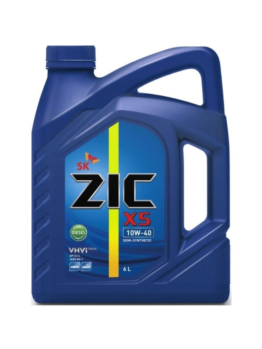Моторное масло Zic X5 10W40 Diesel 6л (172660)