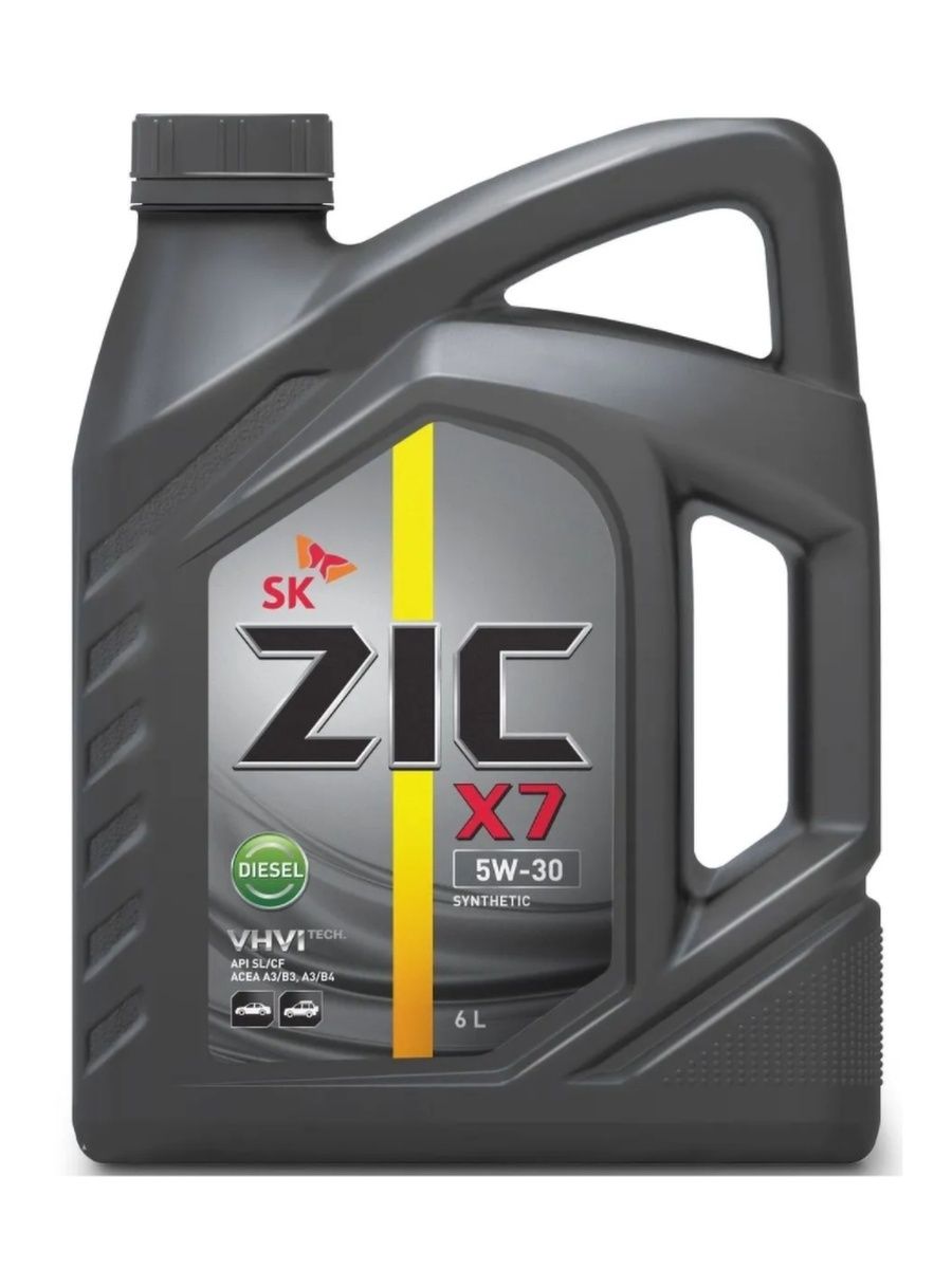 Моторное масло Zic X7 5w30 Diesel 6л (172610)