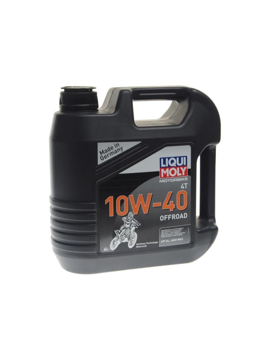 Масло моторное для 4-х тактных двигателей MOTORBIKE 4T OFFROAD 10W40 синт.4л LIQUI MOLY  3056