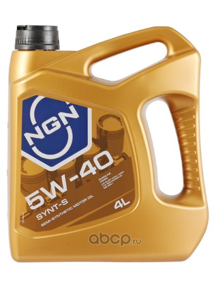 NGN Масло моторное полусинтетика 5w40 4л