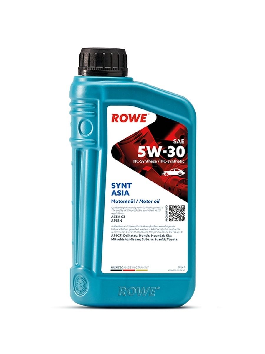Моторное масло ROWE HIGHTEC Synt Asia 5W30 1л