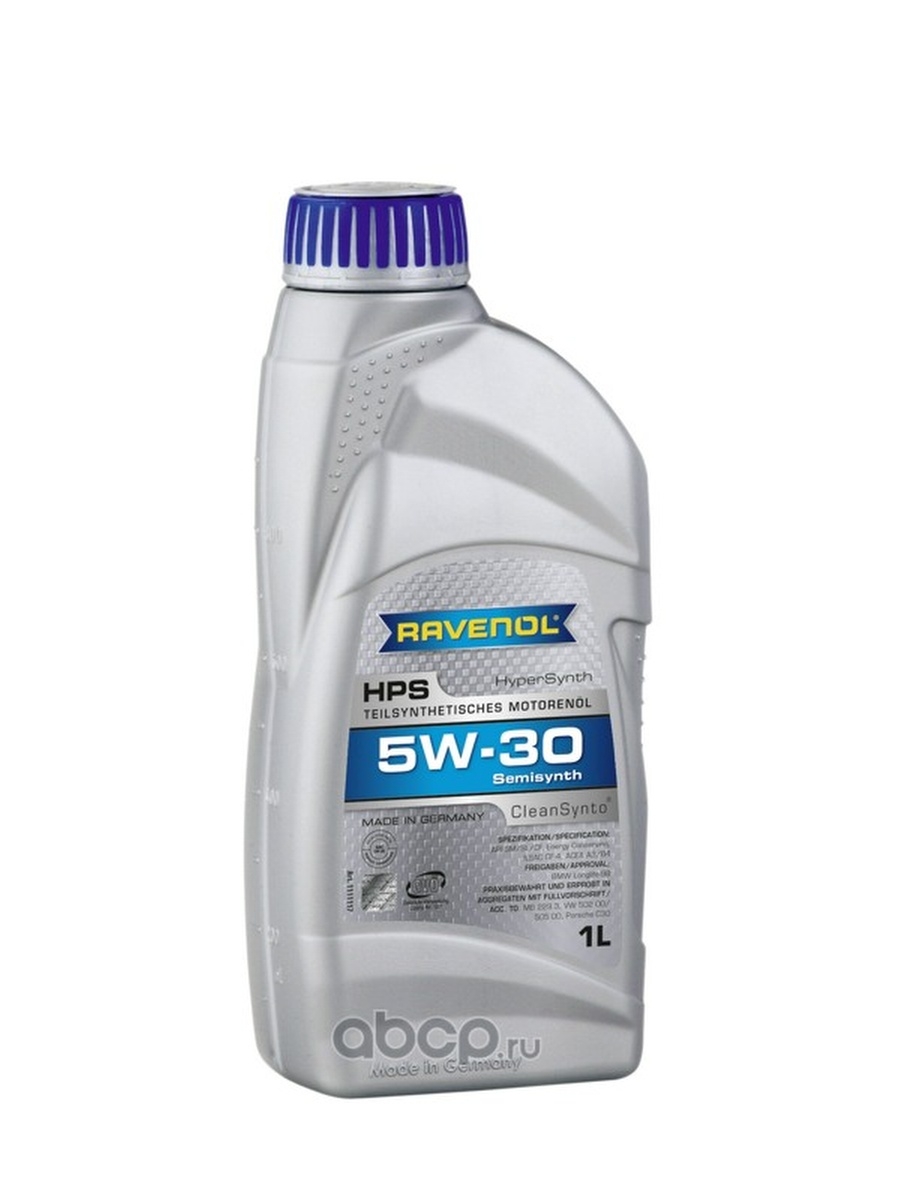 RAVENOL масло моторное Равенол полусинтетика 5w30 1л