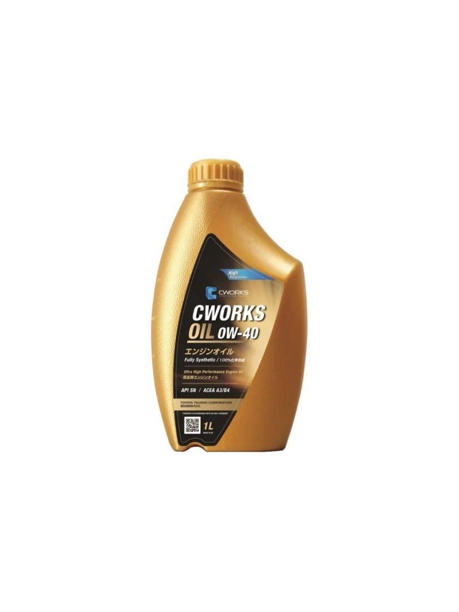 Моторное масло CWORKS 0W-40 A3B4, 1 л