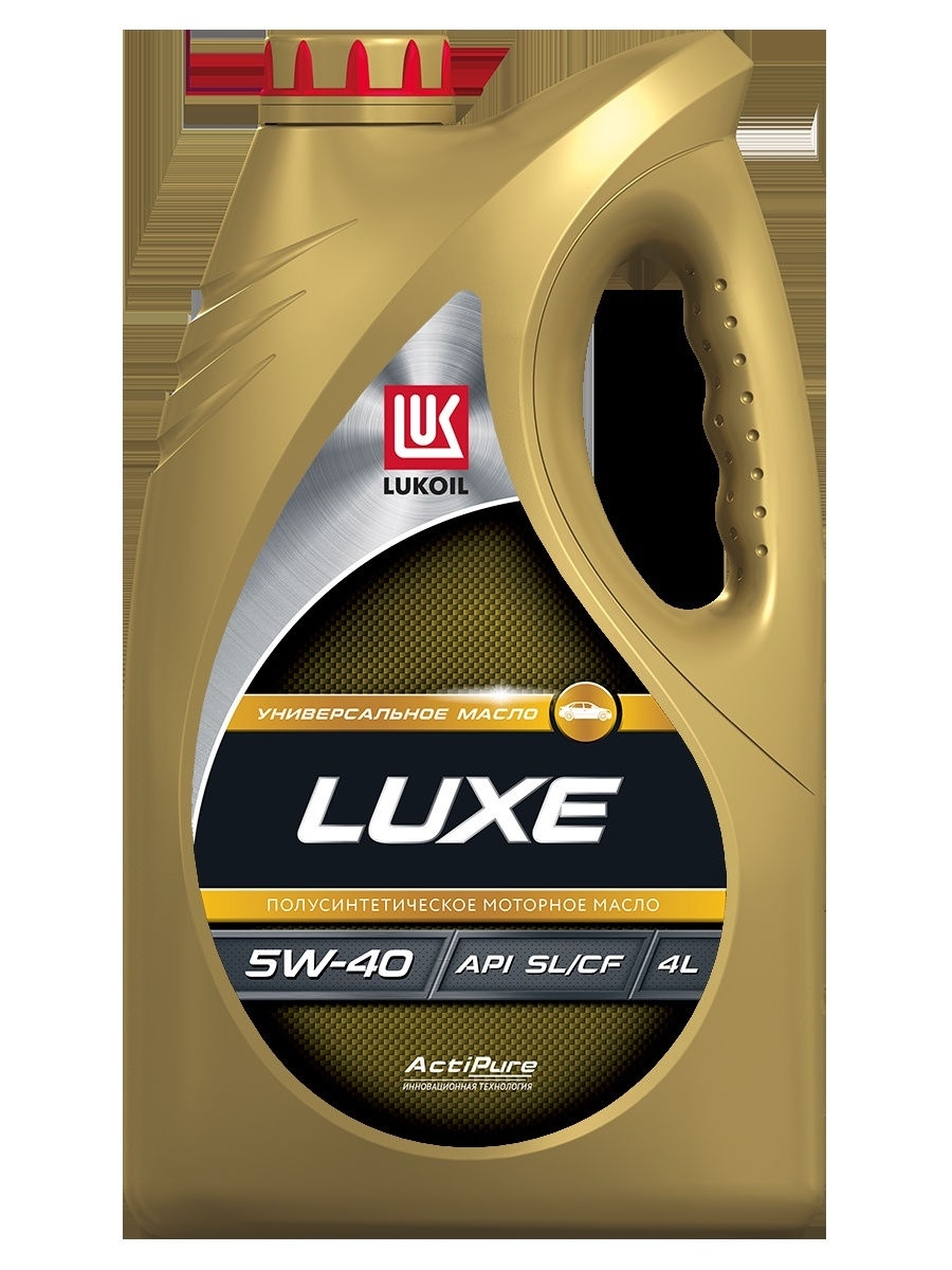 Лукойл (Lukoil) Моторное масло Люкс SLCF 5W-40 полусинтетическое 4л  19190