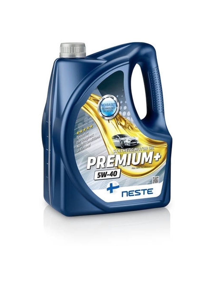 моторное масло Neste Premium+ 5W40, 4 л