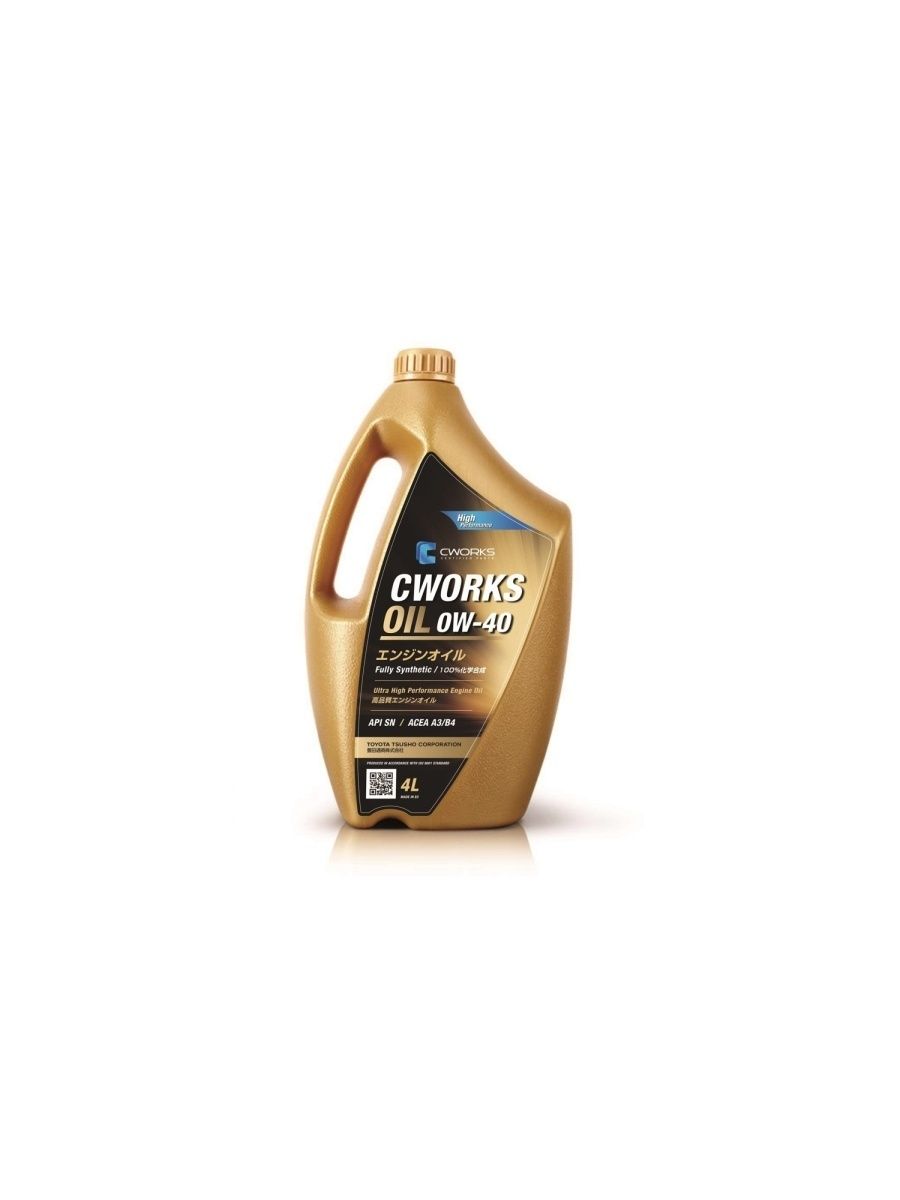 Моторное масло CWORKS 0W-40 A3B4, 4 л