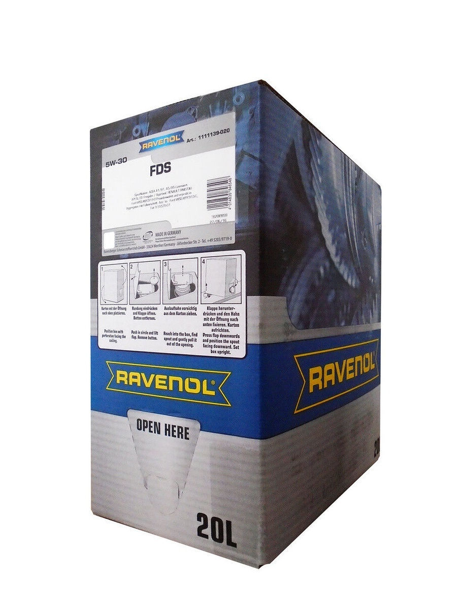 RAVENOL FDS SAE 5W-30 (20л) ecobox