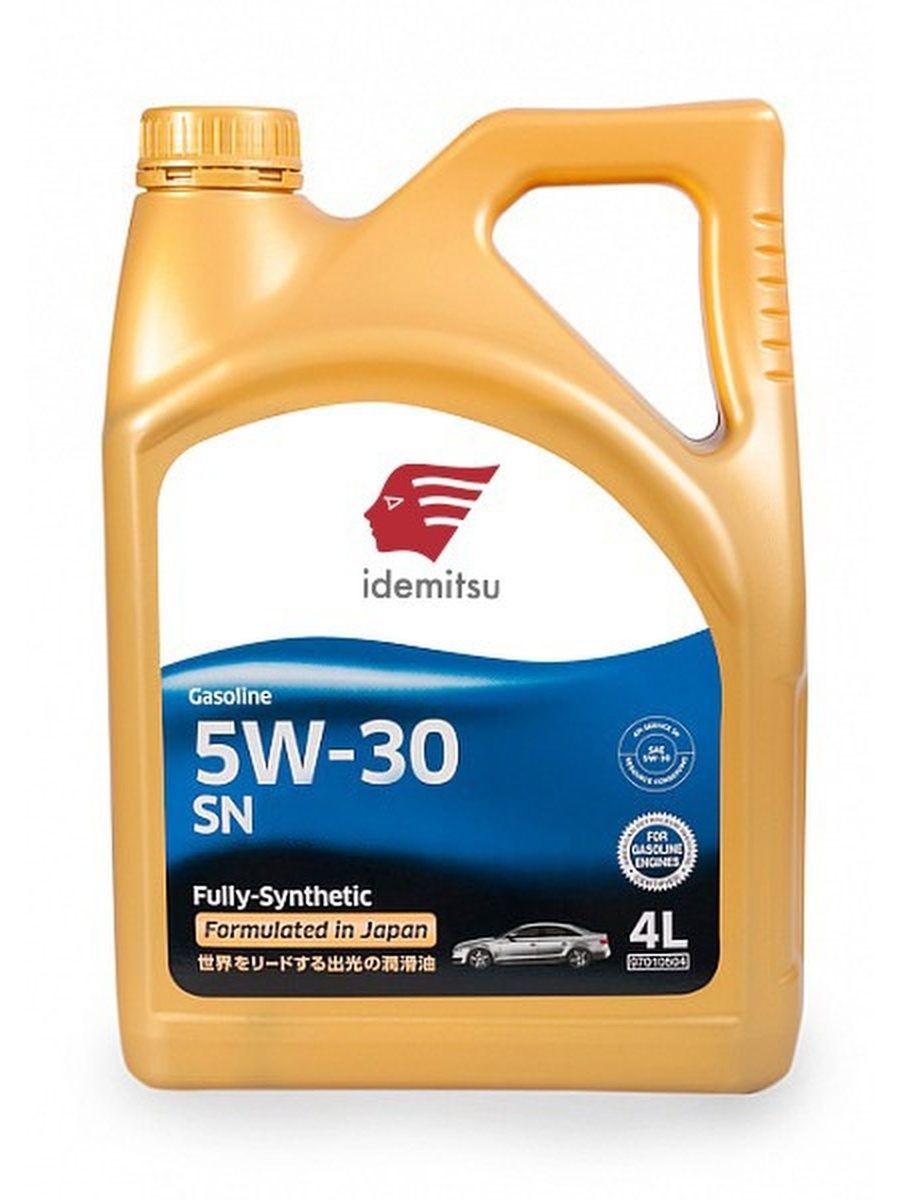 Моторное масло Идемитсу оригинал, idemitsu 5w30, Синтетическое 5в30, SAE 5W-30, 4л, 1л, оригинал, SN