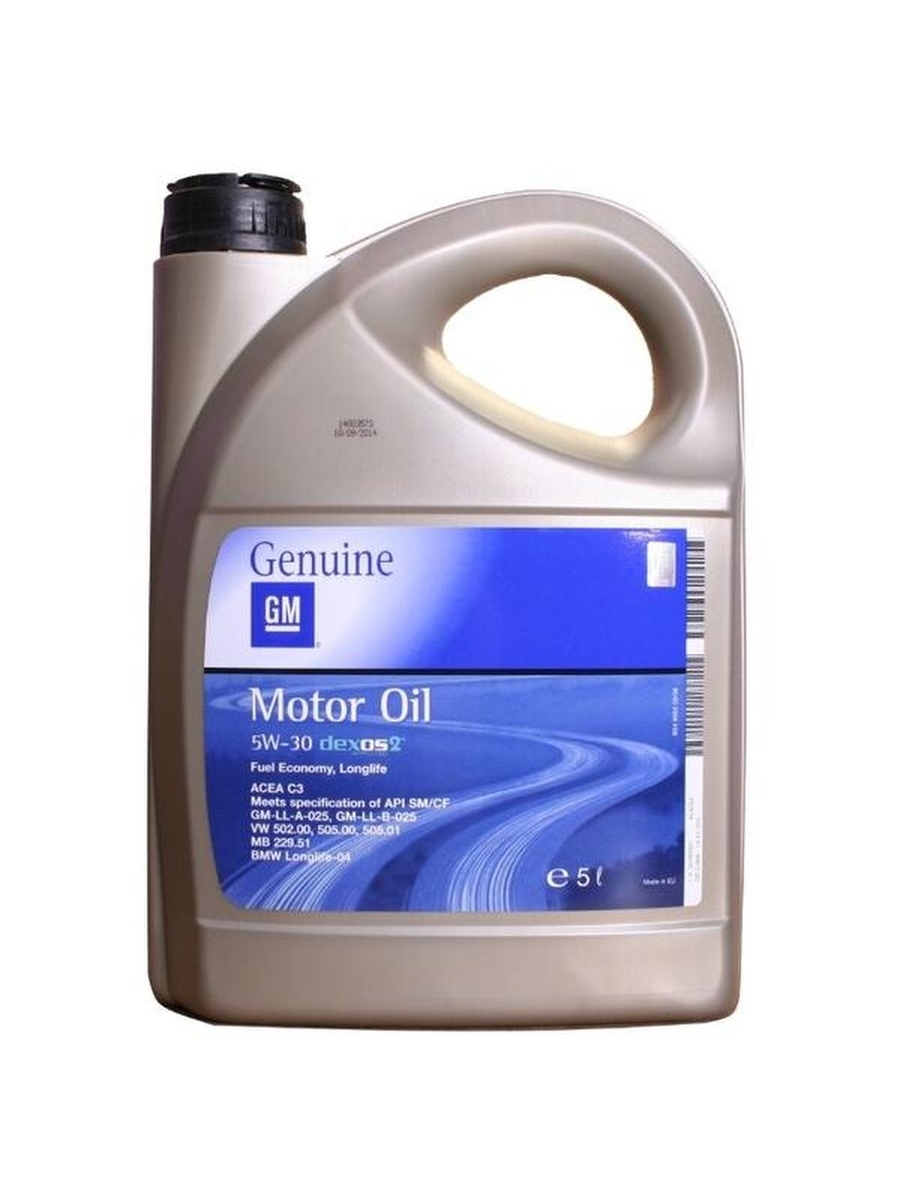 GENERAL MOTORS Dexos2 Longlife 5W30 5л | RUS,Генерал Моторс