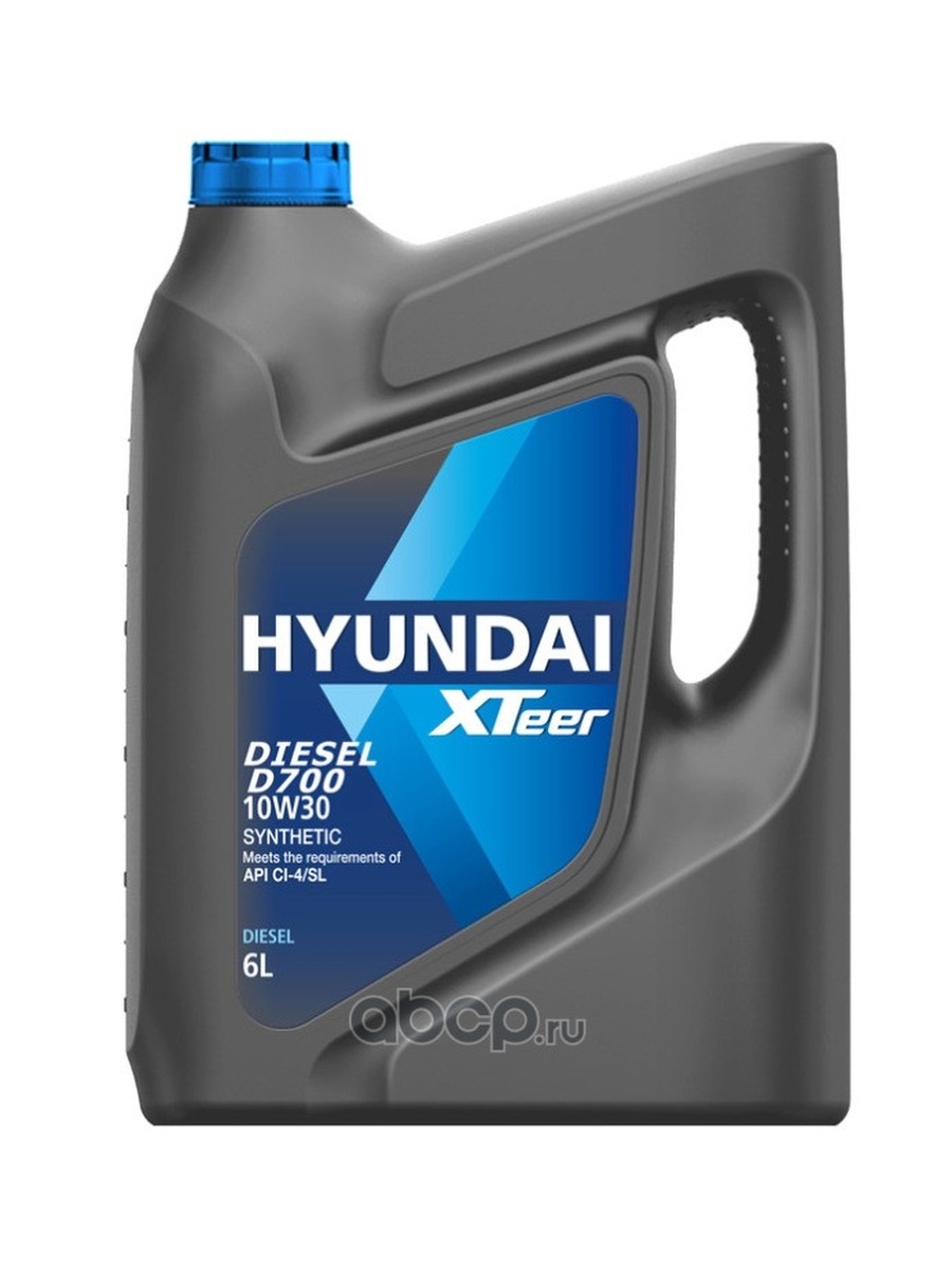 HYUNDAI XTeer Масло моторное Diesel D700 CI-4-SL 10w30 синтетическое 6 л