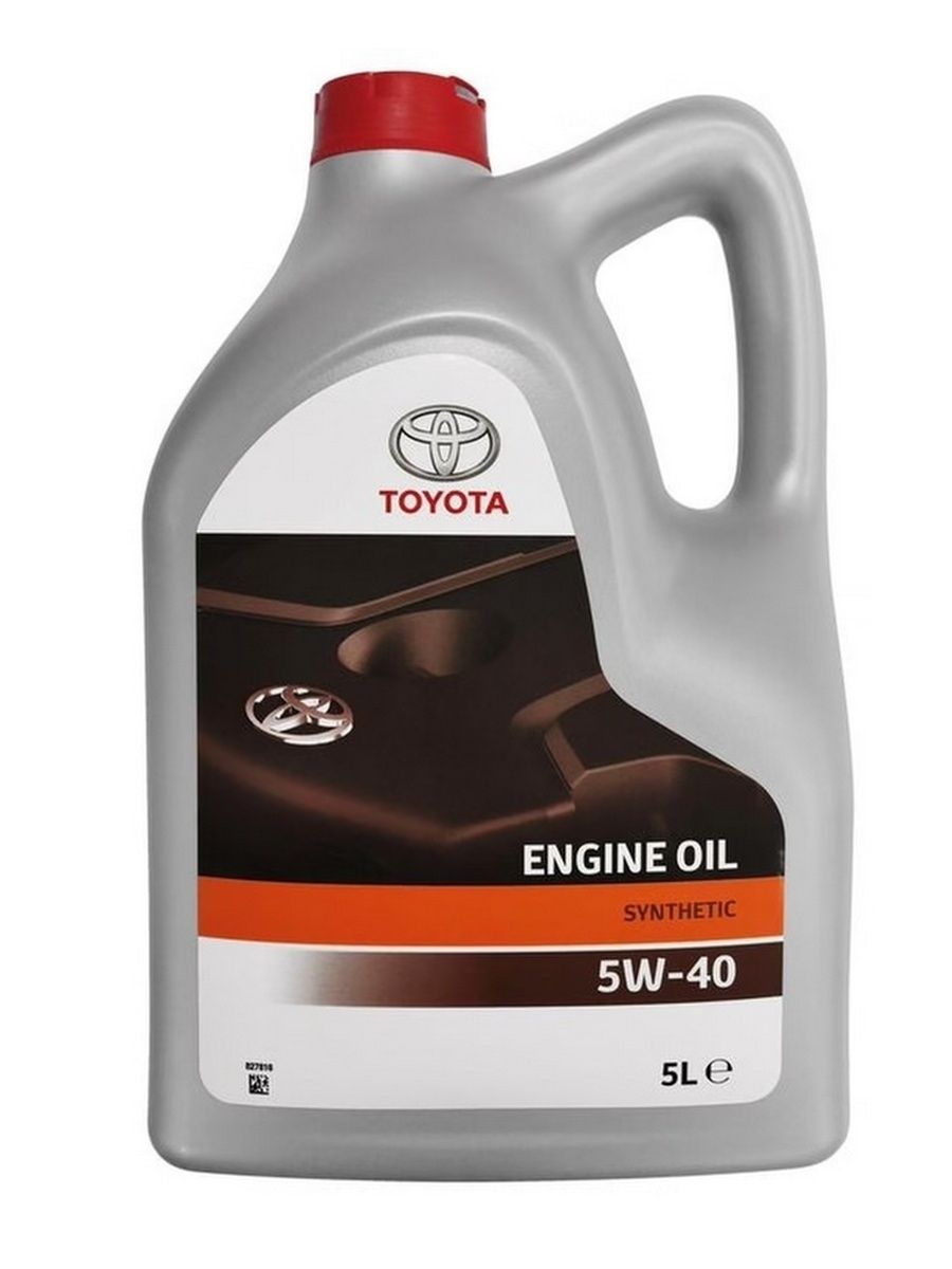 Масло моторное синтетическое Toyota Motor Oil 5W-40, ENGINE OIL 5W40 5л