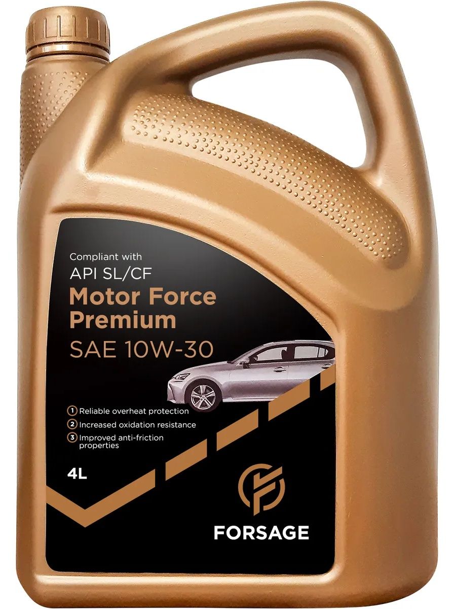 Масло Forsage Motor Force PREMIUM 10W-30 API SLCF (4л)