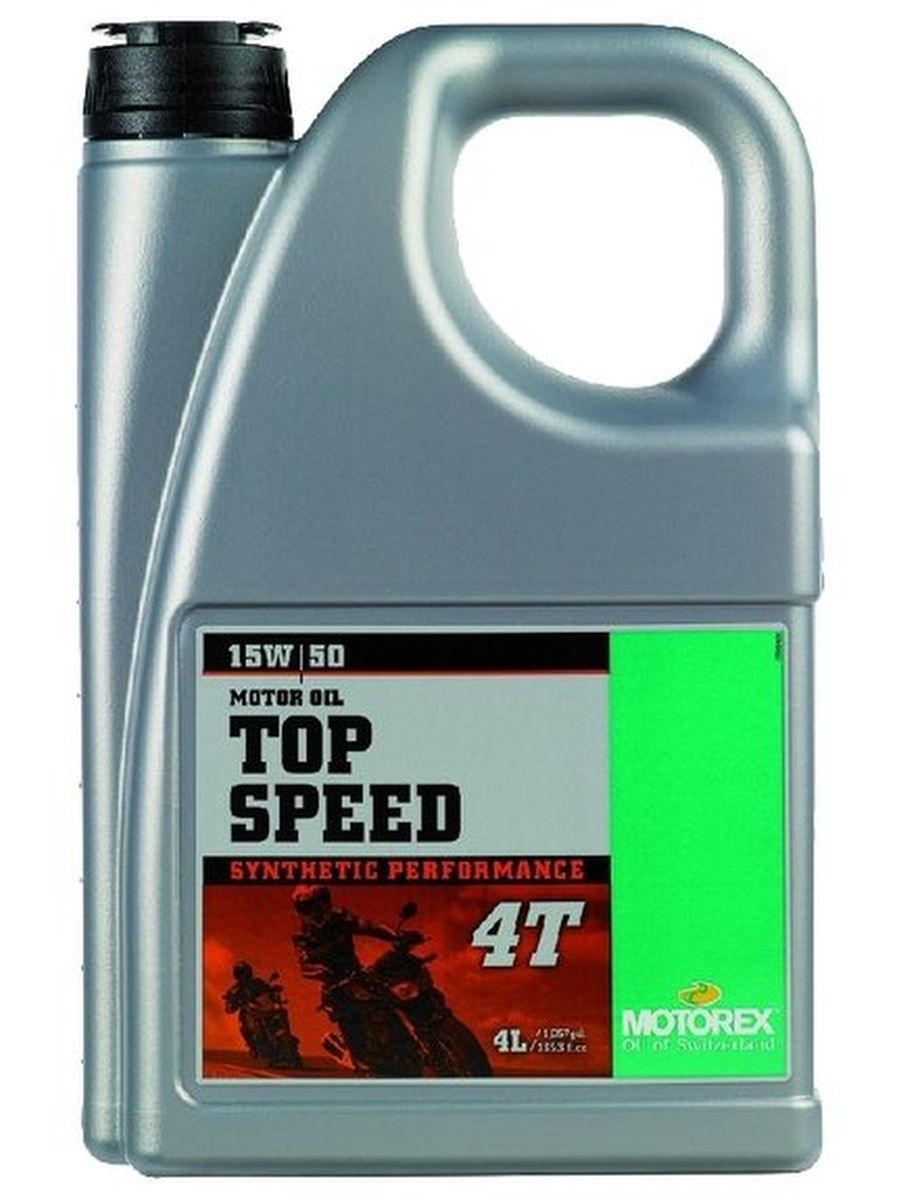 Моторное масло Motorex Top Speed 4T 15W-50, 4 л