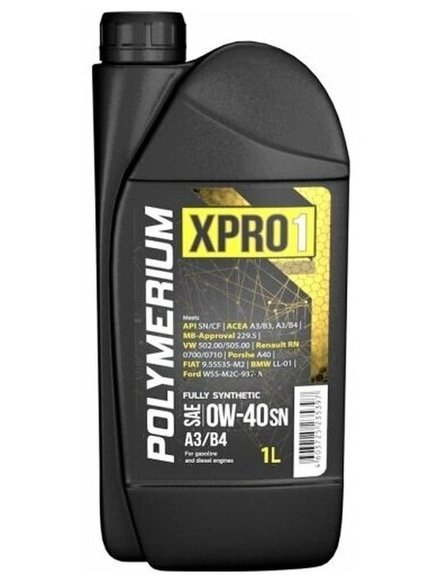 Моторное масло POLYMERIUM XPRO1 0W-40 SN 1L