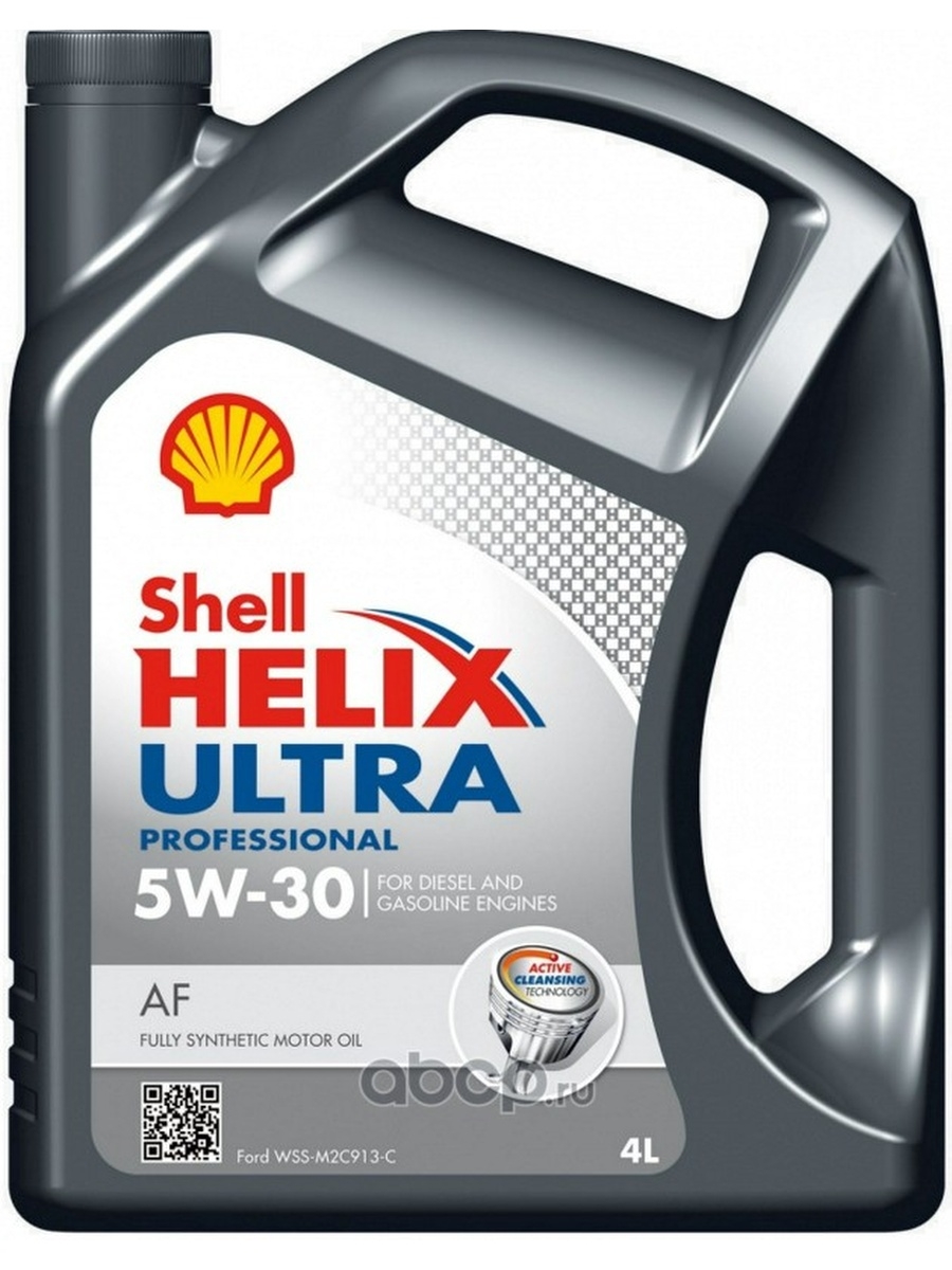 Shell Масло моторное Шелл Helix Ultra Professional AF 5w30 синтетика 4л