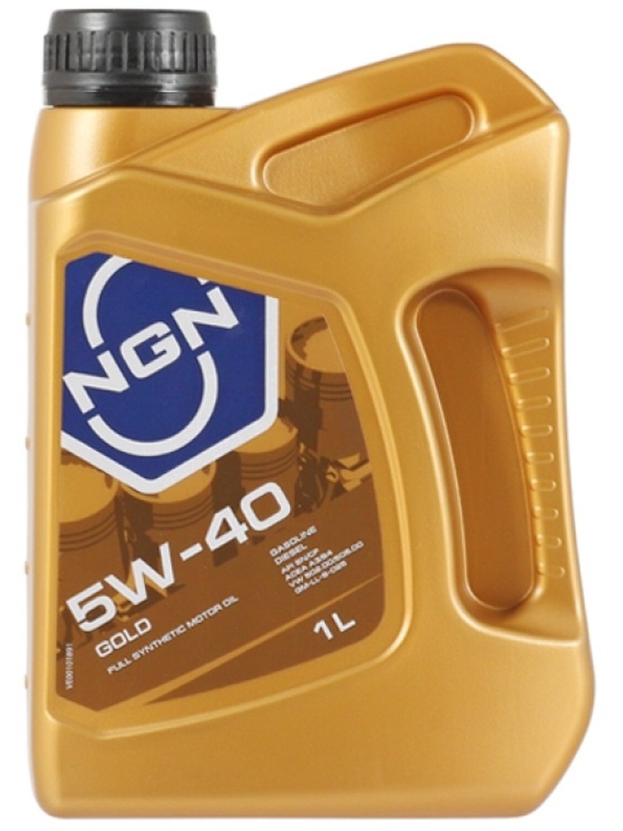 Моторное масло 5w-40 NGN GOLD SNCF A3B4 V172085602 1 л