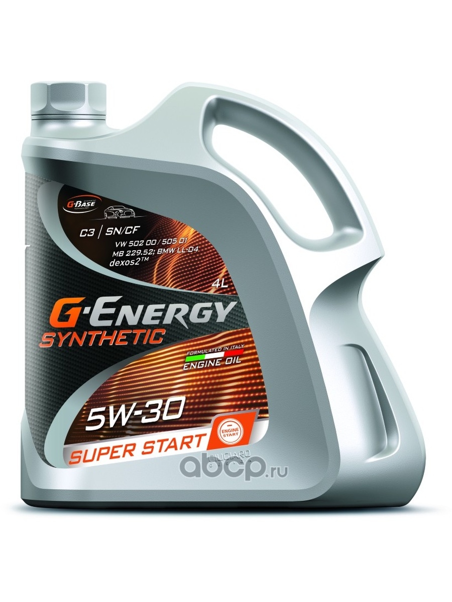 Масло моторное Synthetic Super Start 5W-30 синтетическое 4 л