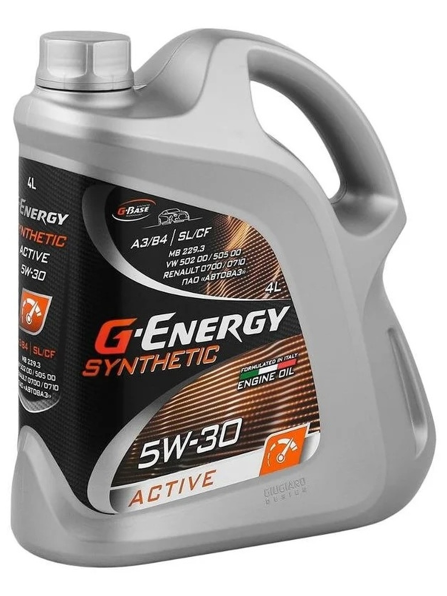 Масло моторное синтетическое G-Energy Synthetic Active 5W-30 4л API SLCF