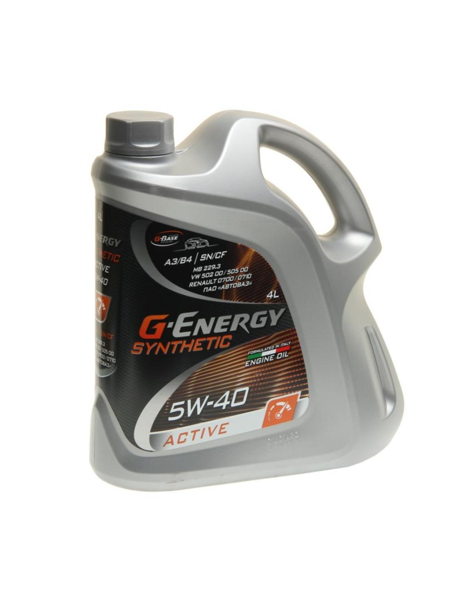 Масло моторное Synthetic Active 5W40 синт.4л G-ENERGY  0253142410