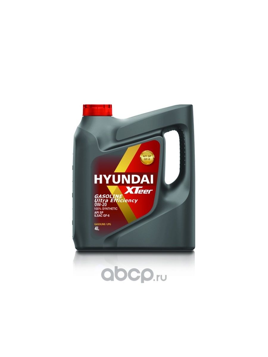 HYUNDAI XTeer Масло моторное для двигателя автомобиля Хендай киа Gasoline Ultra Efficiency 0W20 синтетика  0W20 4л.
