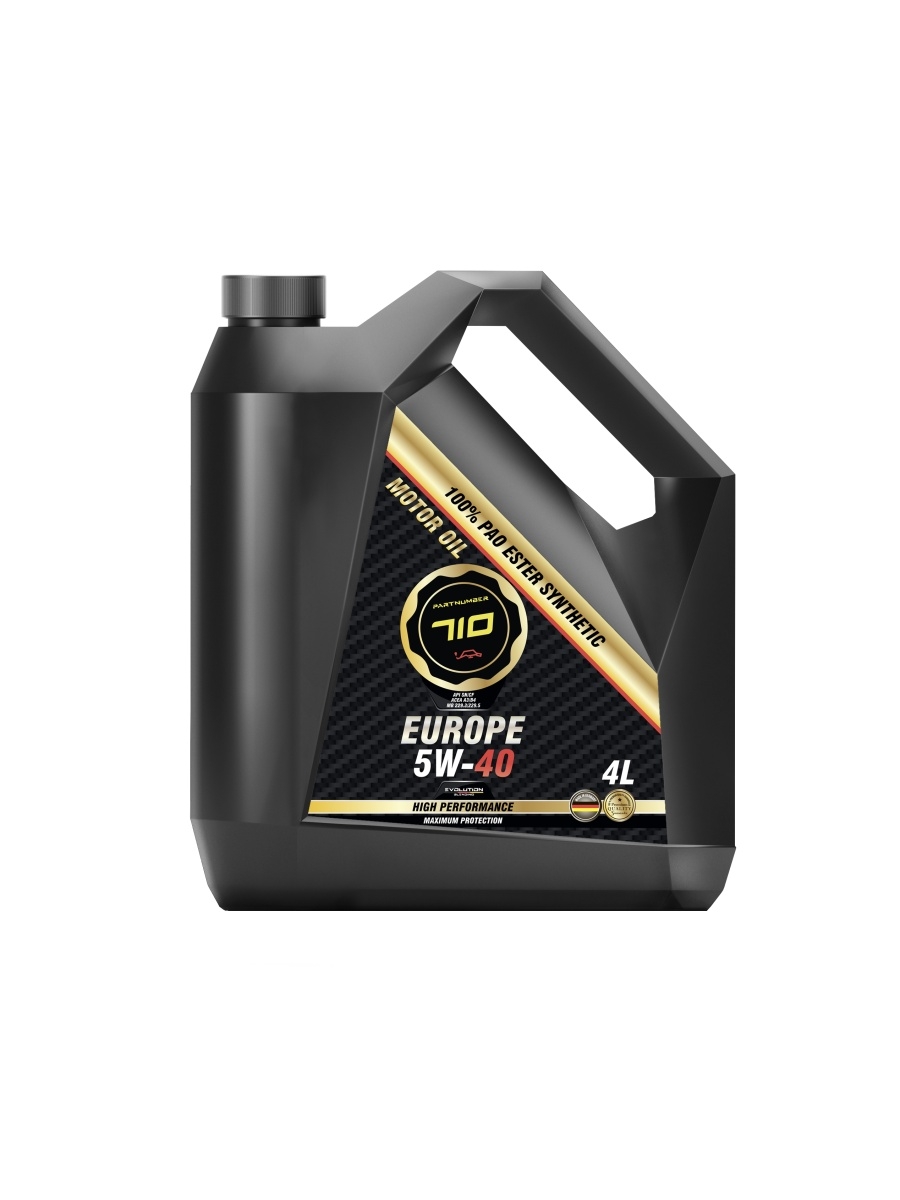 Масло моторное PARTNUMBER 710 EUROPE 5W-40 4л