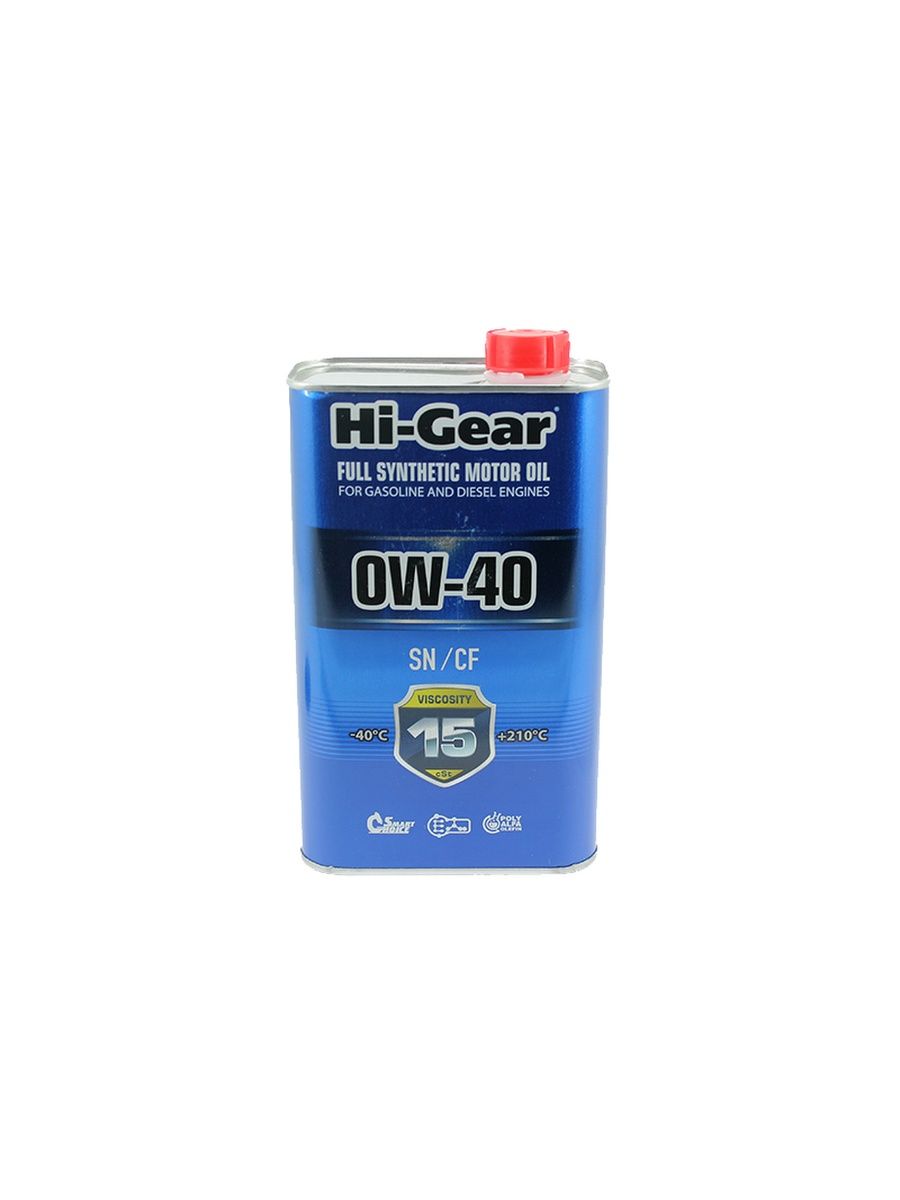 Масло моторное Hi-Gear 0W40 SNCF 1л HG0040