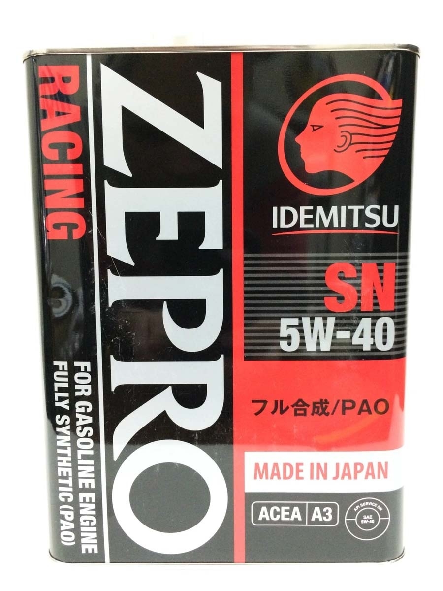 Масло моторное синтетическое IDEMITSU Zepro Racing 5W-40, 4л. 3585004
