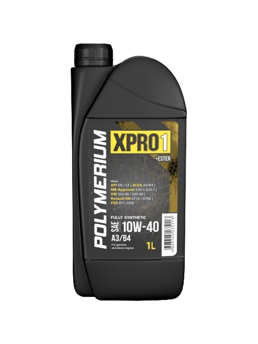 Моторное масло Polymerium XPRO1 10W40 SN 1л (xpro110401)
