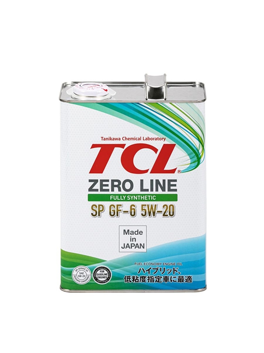 Масло моторное TCL Zero Line Fully Synth, Fuel Economy, SP, GF-6, 5W20, 4л
