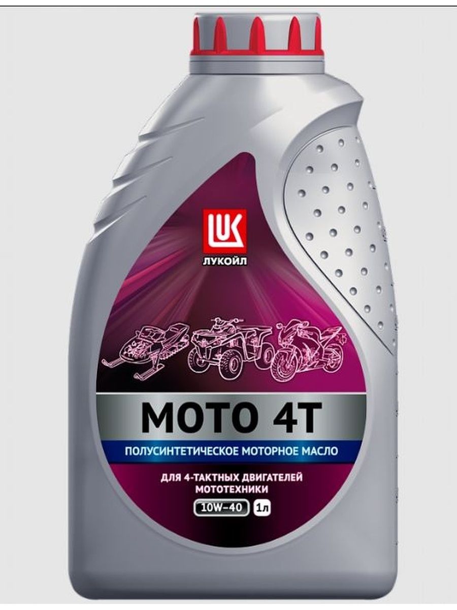 Моторное масло Лукойл Moto 4Т 10W-40, 1 л