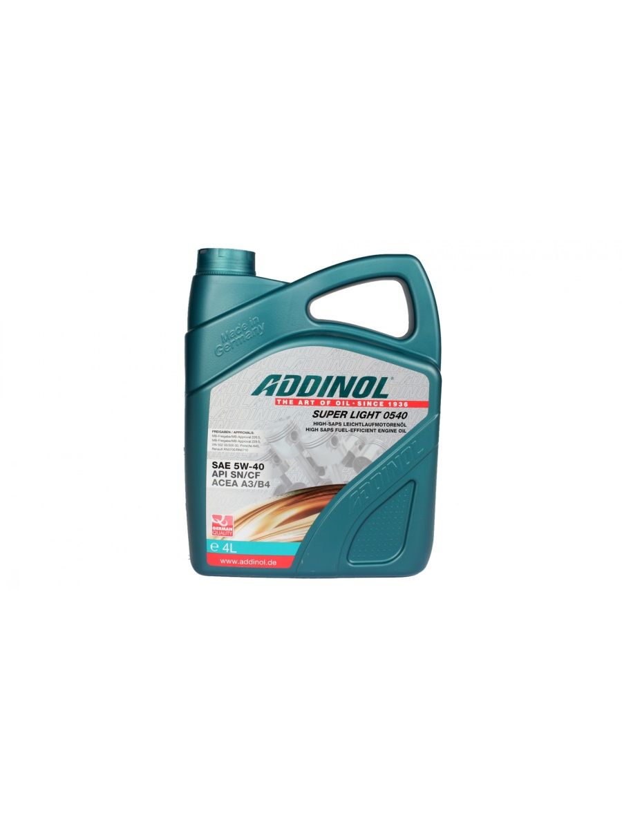 Масло моторное ADDINOL Super Light 0540 4л  4014766251022