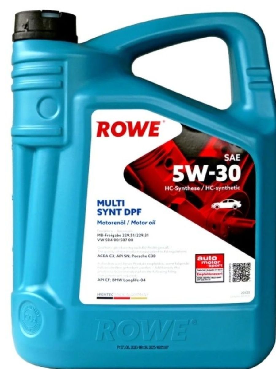 ROWE HIGHTEC Multi Synt DPF 5W30 5л