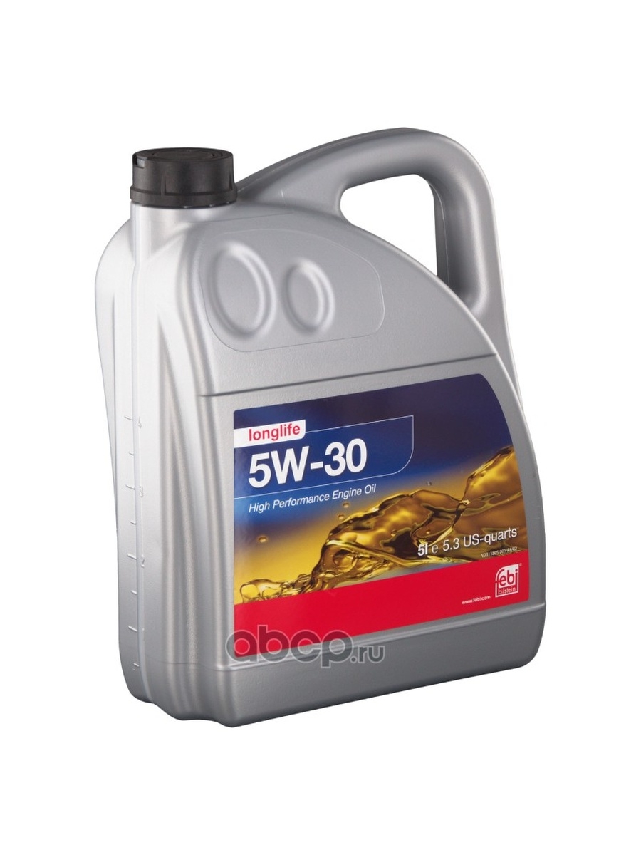 Масло моторное Longlife 5W-30 синтетическое 5 л