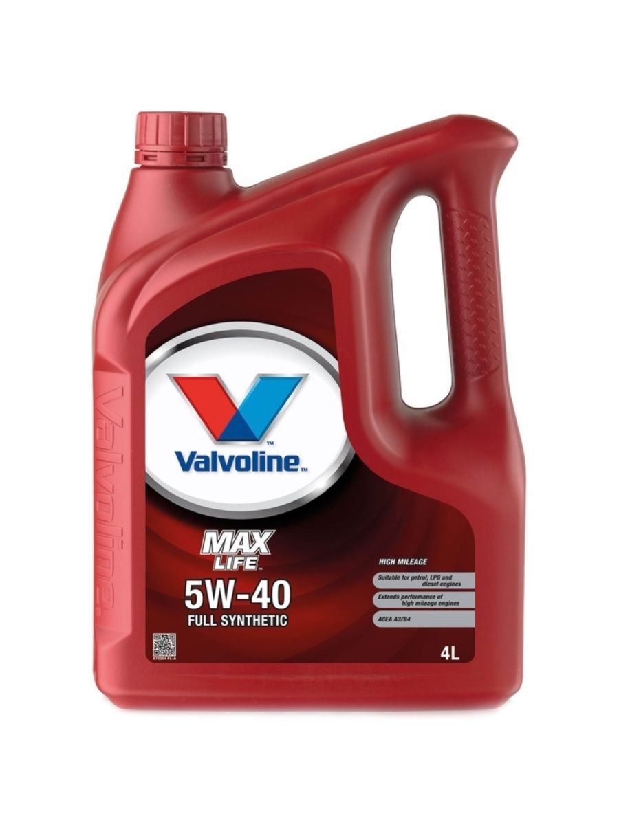 Моторное масло Valvoline MaxLife 5W40 4л