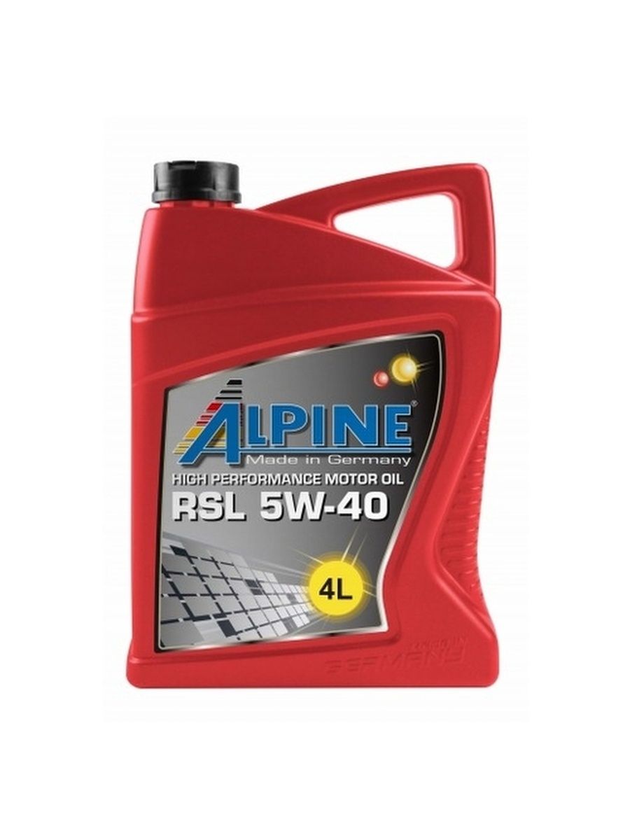 Моторное масло ALPINE RSL 5W-40, 4л