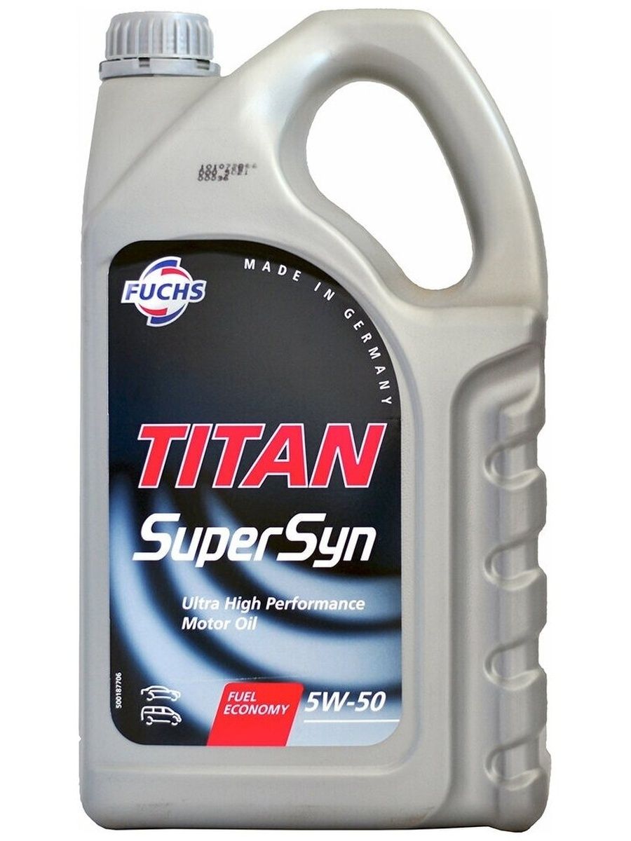 Моторное масло FUCHS Titan SuperSyn 5W-50, 5 л