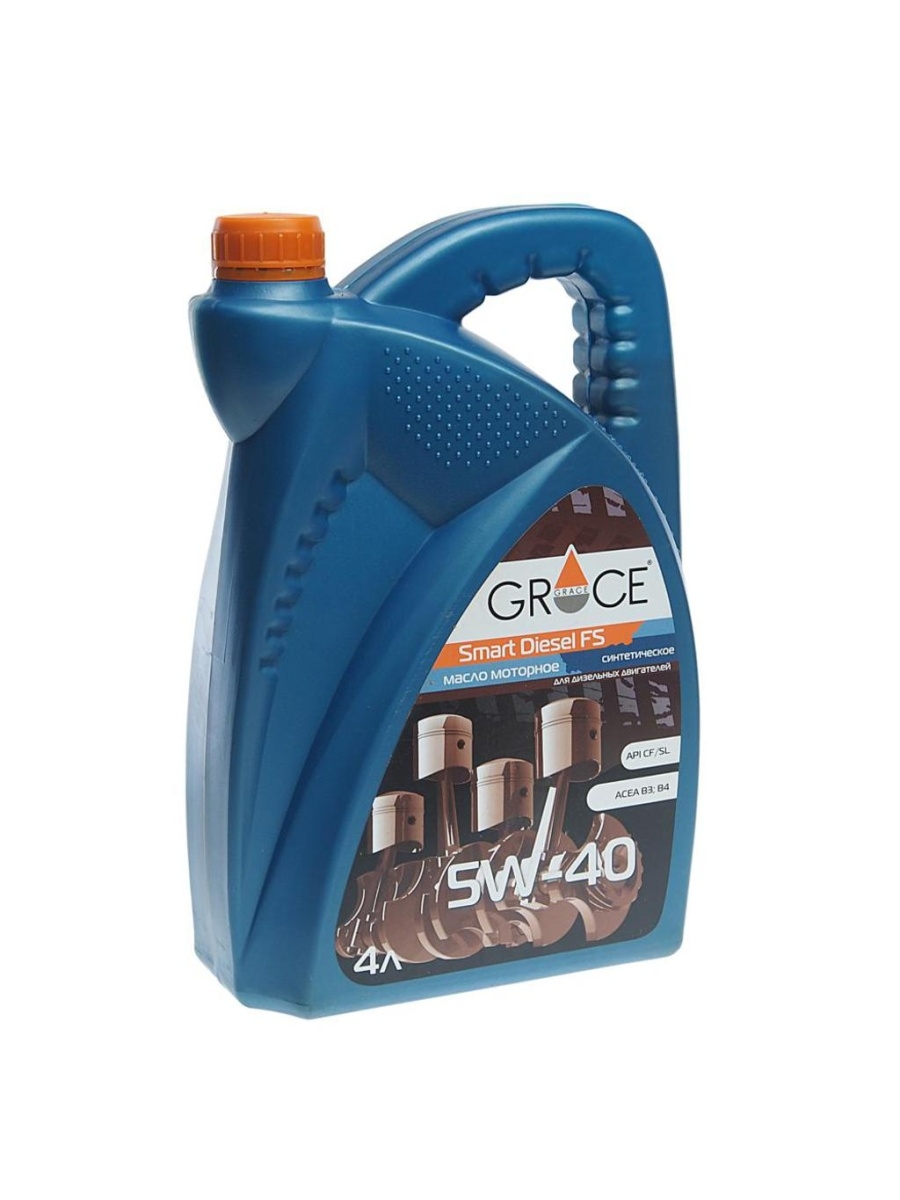 Масло дизельное Smart Diesel FS 5W40 синт.4л GRACE  4603728811901