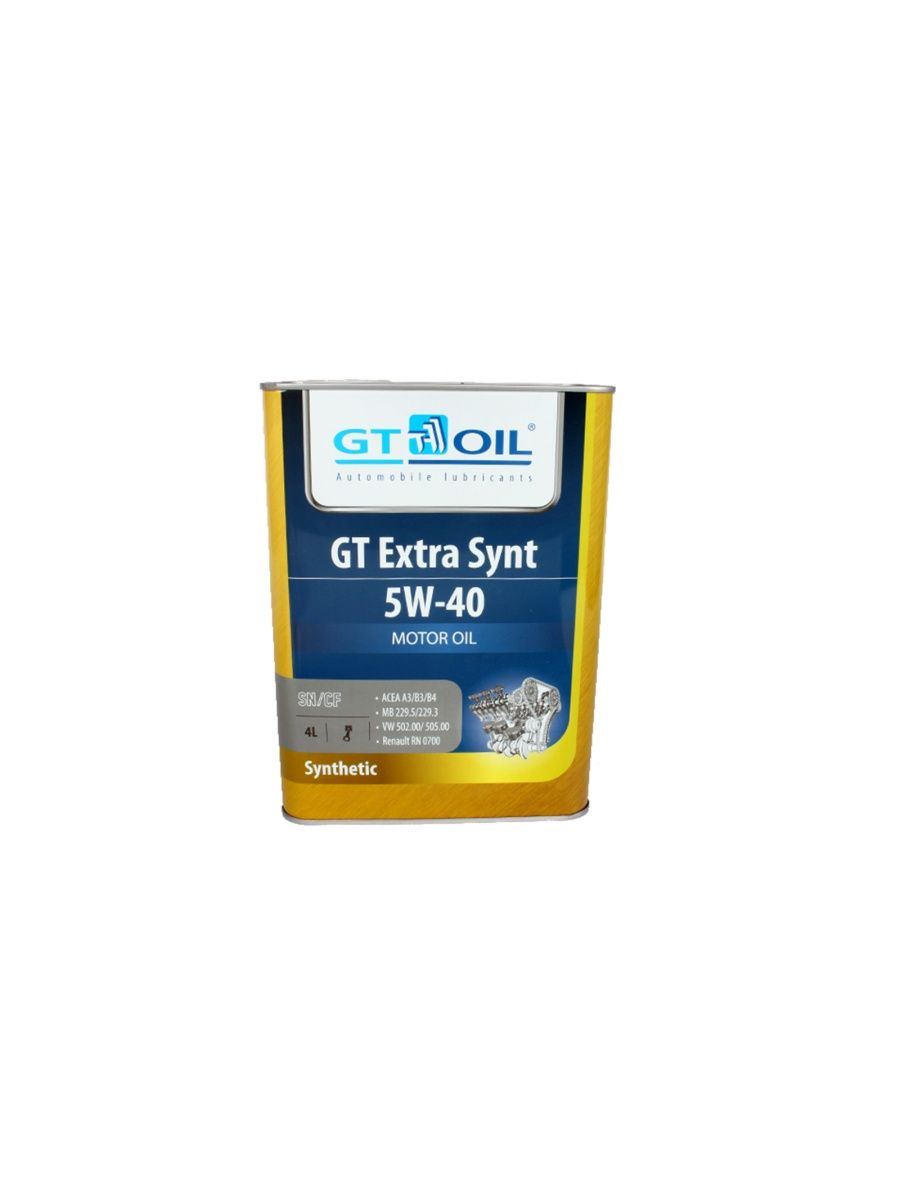 Масло моторное GT Extra Synt 5W40 4л  5W40