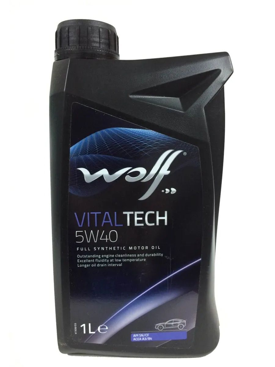 Моторное масло Wolf VITALTECH 5W40 1 л