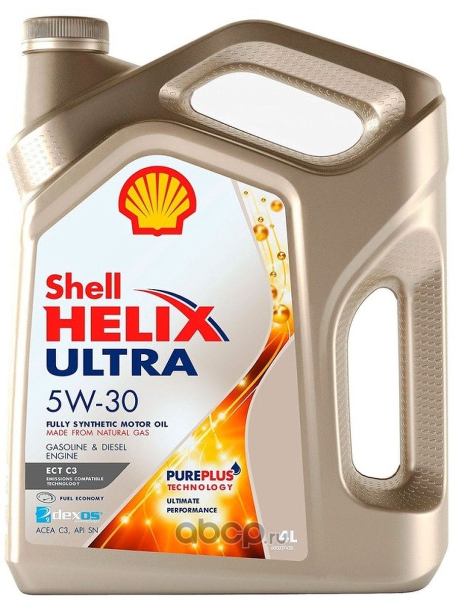 Моторное масло синтетическое Shell Helix Ultra ECT C3 5W-30
