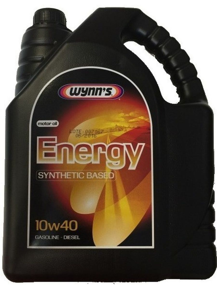 Масло моторное 10W40 WYNNS 4л синтетика ENERGY A3B4 (229.1 vw 501.0)