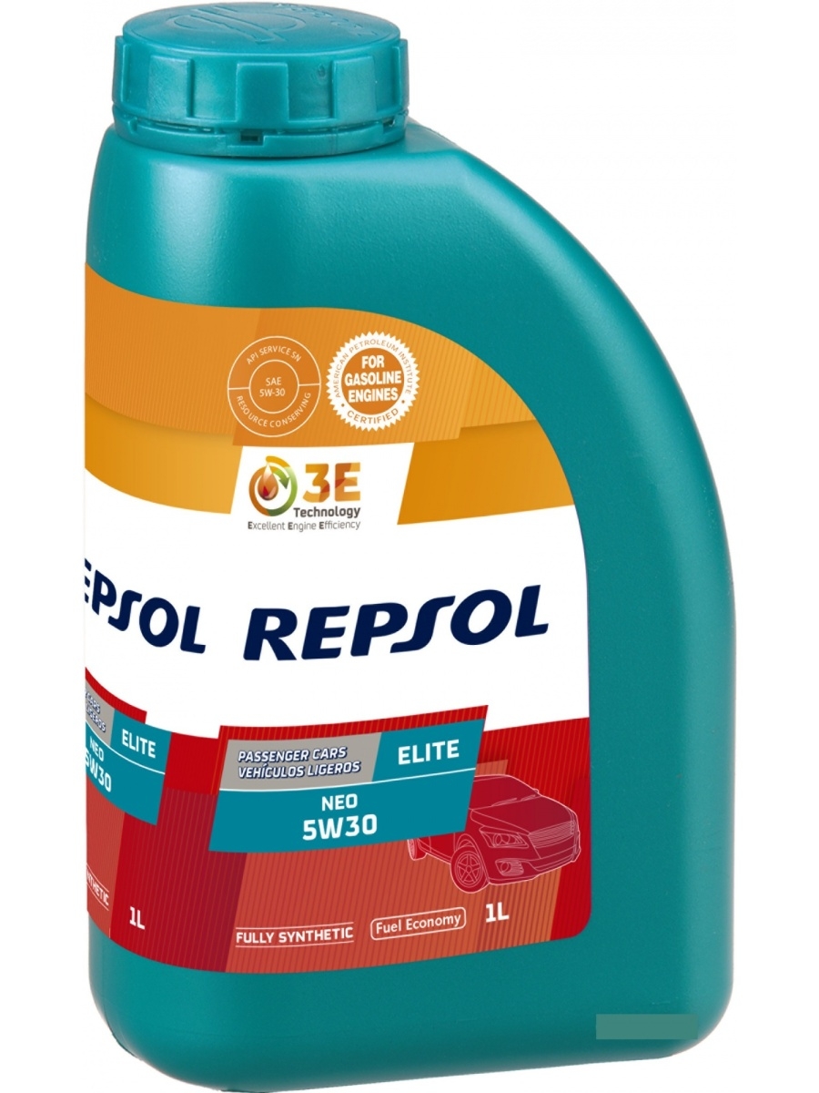 Масло Repsol ELITE NEO 5W30, 1 л канистра, Испания