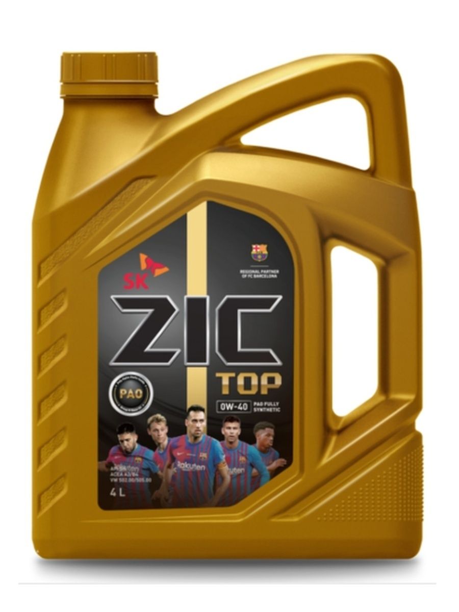 Моторное масло ZIC Top 0w40 4 л
