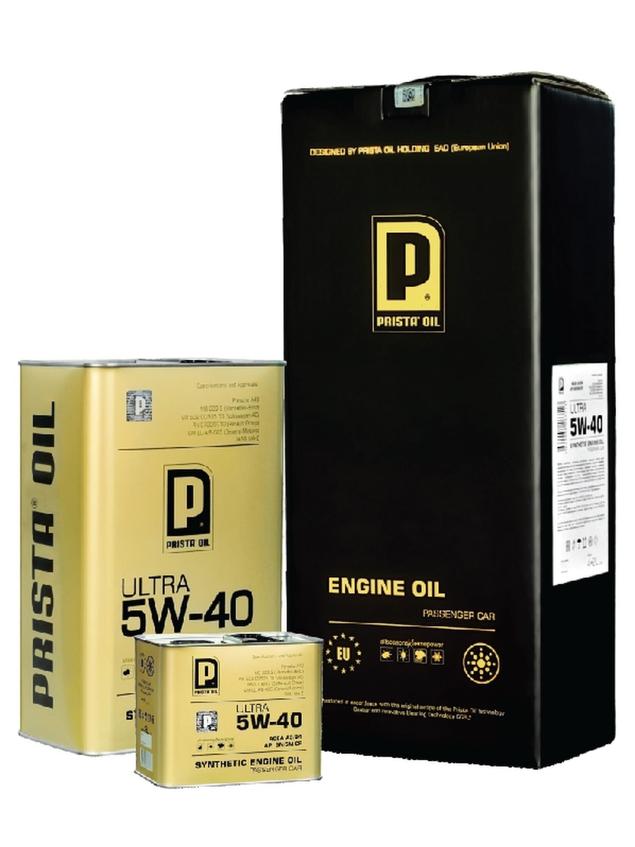 Моторное масло PRISTA 5W40 синтетическое 6 л