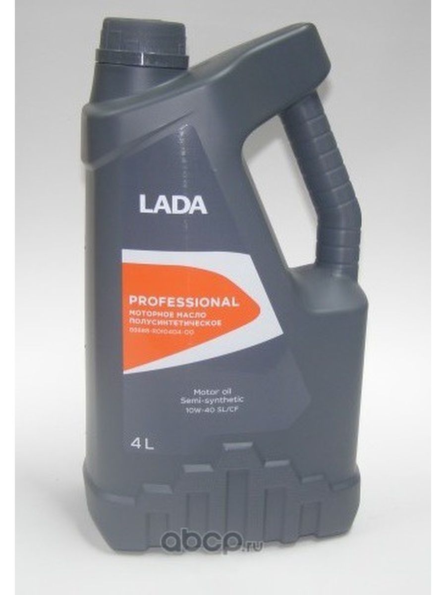 LADA Масло моторное для двигателя автомобиля Лада Professional 10W40 полусинтетическое 4л