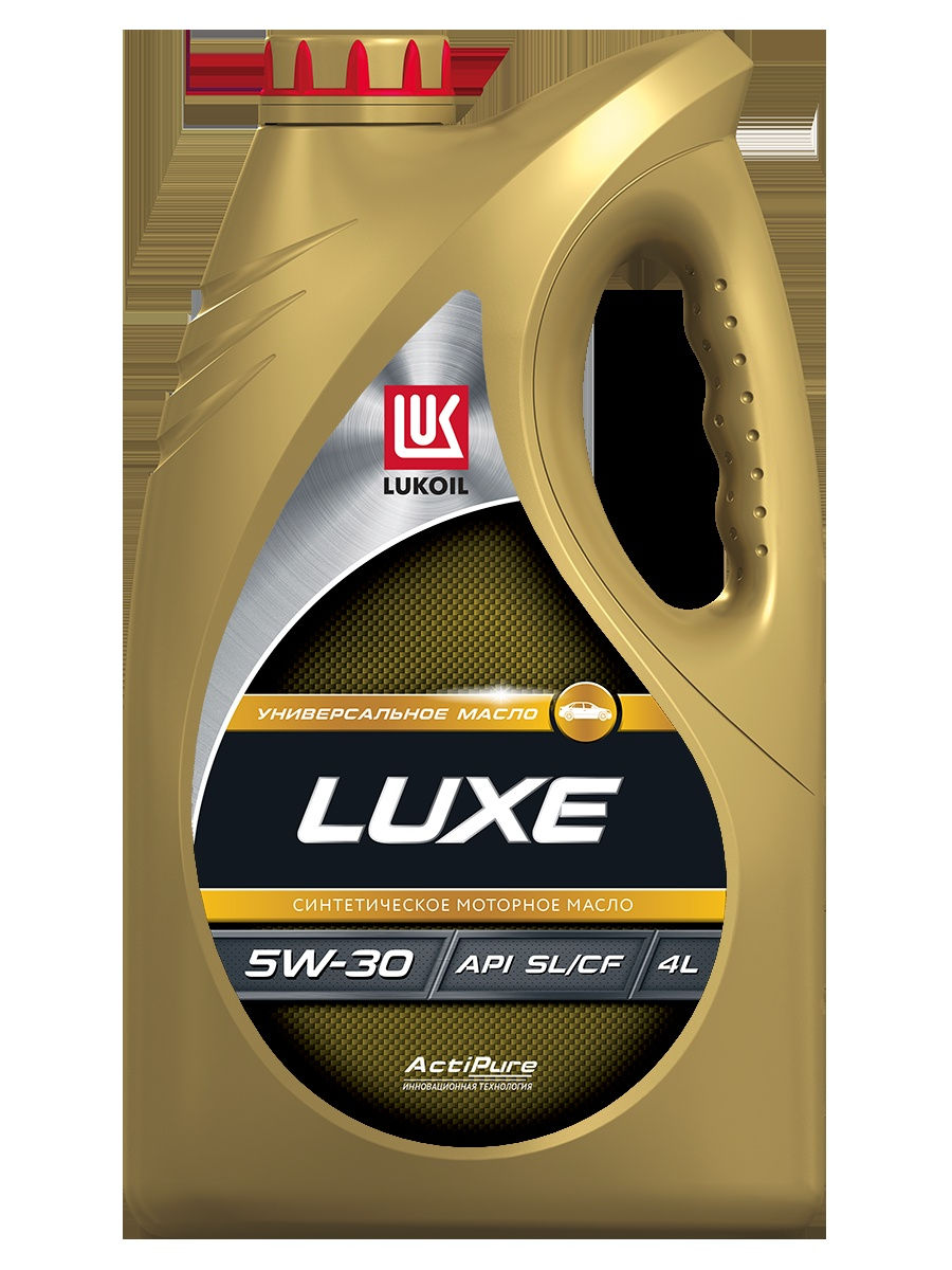 Лукойл (Lukoil) Моторное масло Люкс 5W-30 SLCF синтетическое 4л  196256