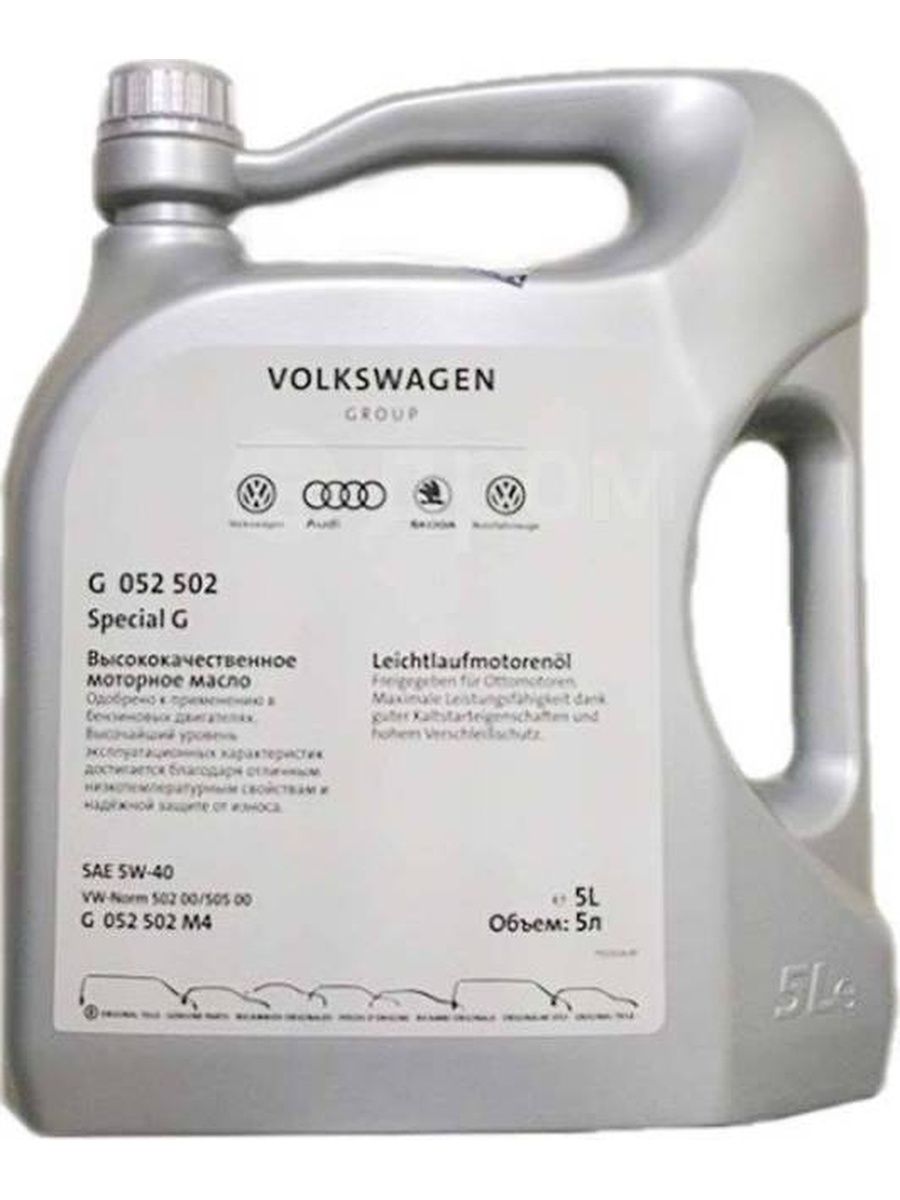 Volkswagen Special G 5W-40 5л G052167M4 VAG