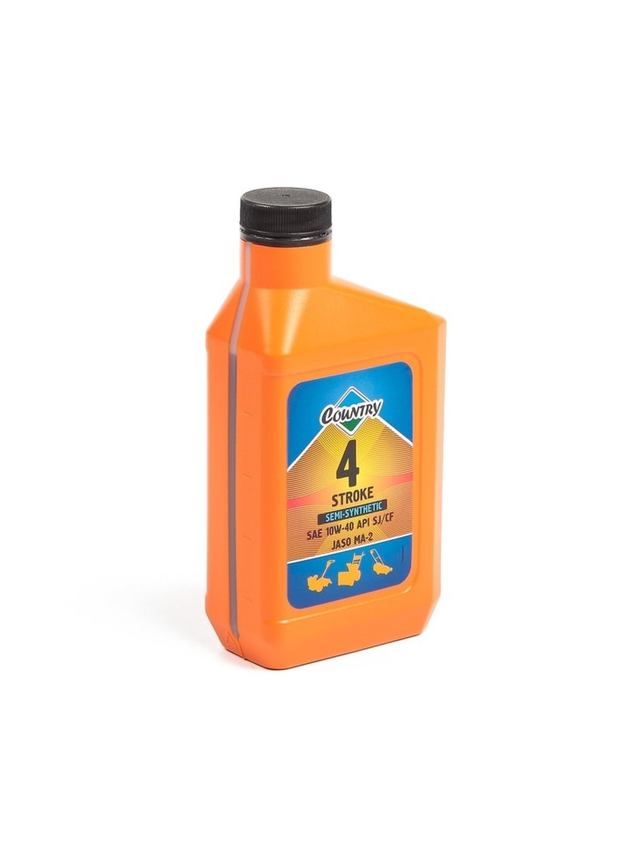 Масло четырехтактное Country полусинтетическое SAE 10w40 SJCF, 0.5 л