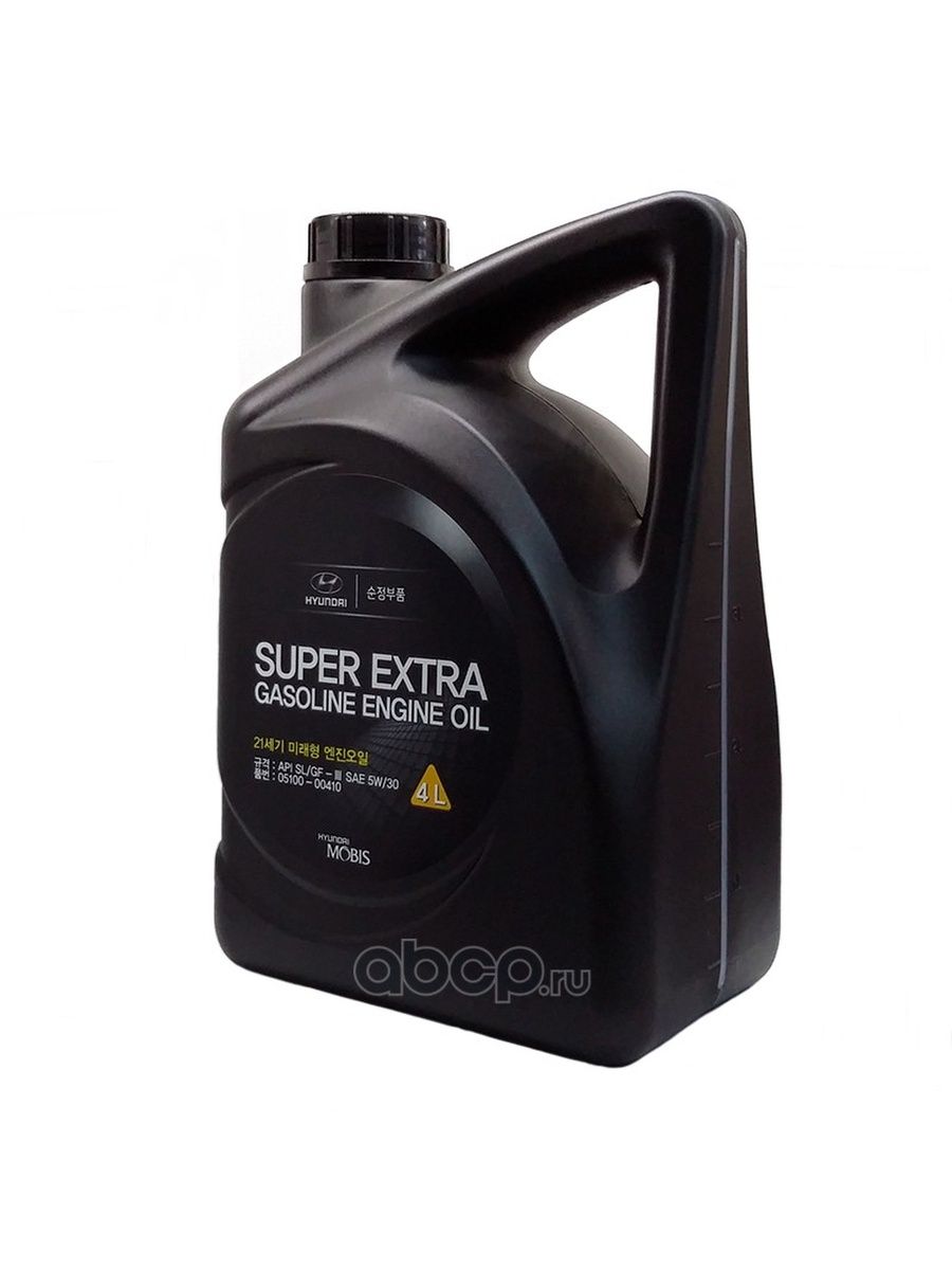 Hyundai KIA Масло моторное для двигателя автомобиля Хендай киа Super Extra Gasoline 5W30 полусинтетическое 4л