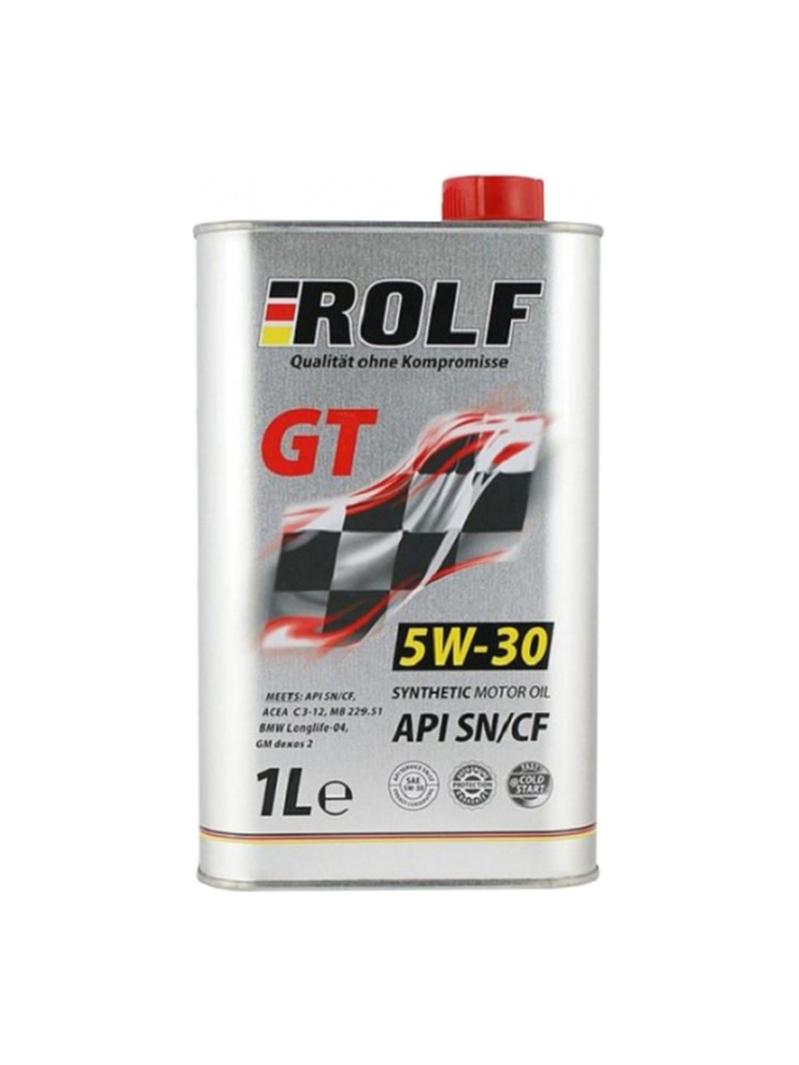 Масло моторное GT SNCF 5W30 синт 1л ROLF 322233